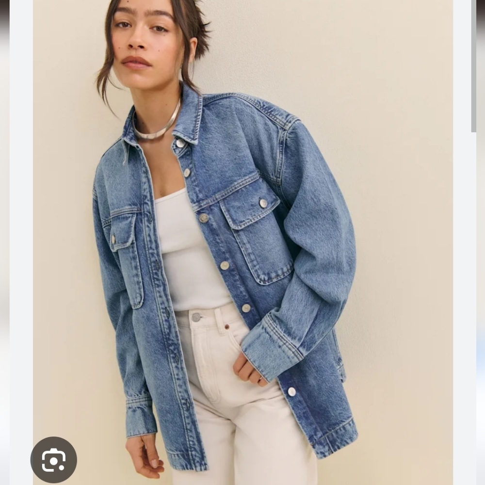 Reformation Carlos Denim Shirt